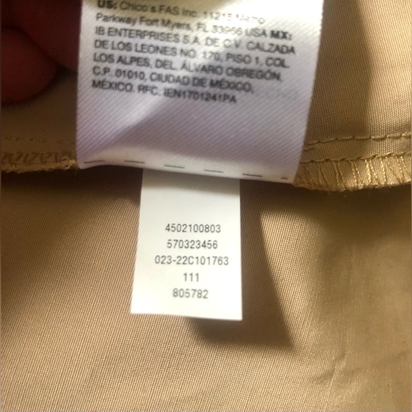 Chico's Tan Jacket - Picture 8 of 11